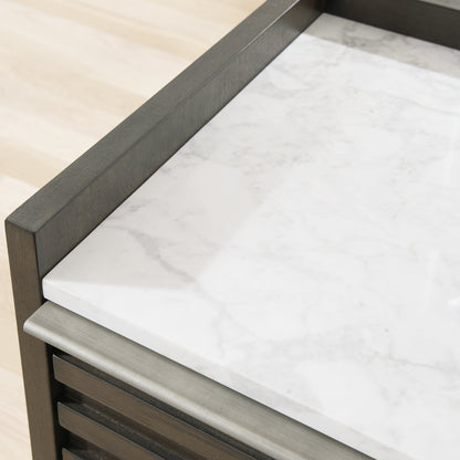 Table de chevet à deux tiroirs Arkenton