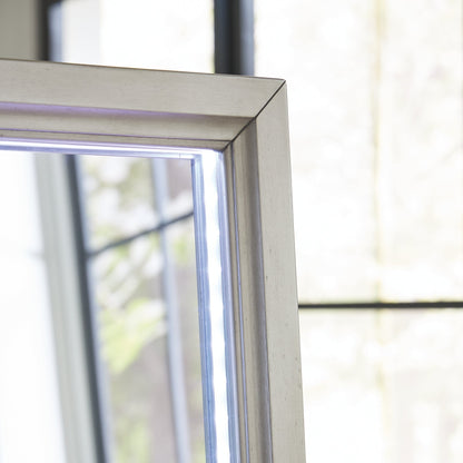 Miroir/rangement sur pied Evesen