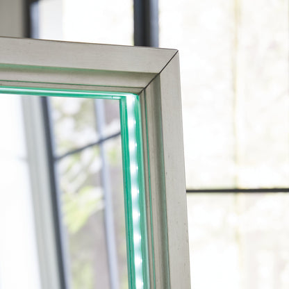 Miroir/rangement sur pied Evesen