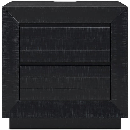 Lit king size Londer California avec commode miroir et table de chevet