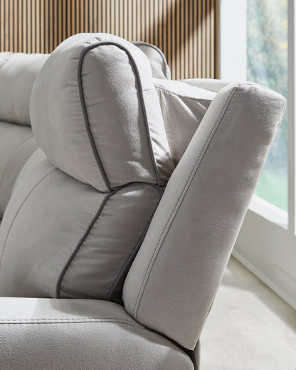 Canapé sectionnel inclinable électrique 5 pièces Social Pointe