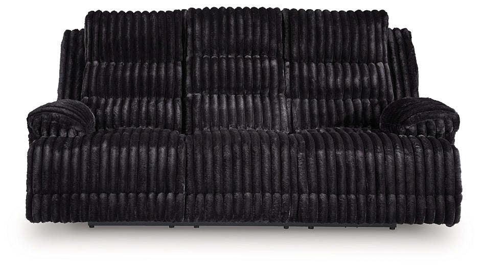 Canapé Rhines Falls REC PWR avec table rabattable