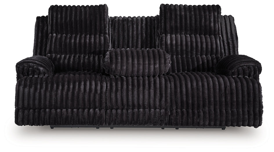 Canapé Rhines Falls REC PWR avec table rabattable