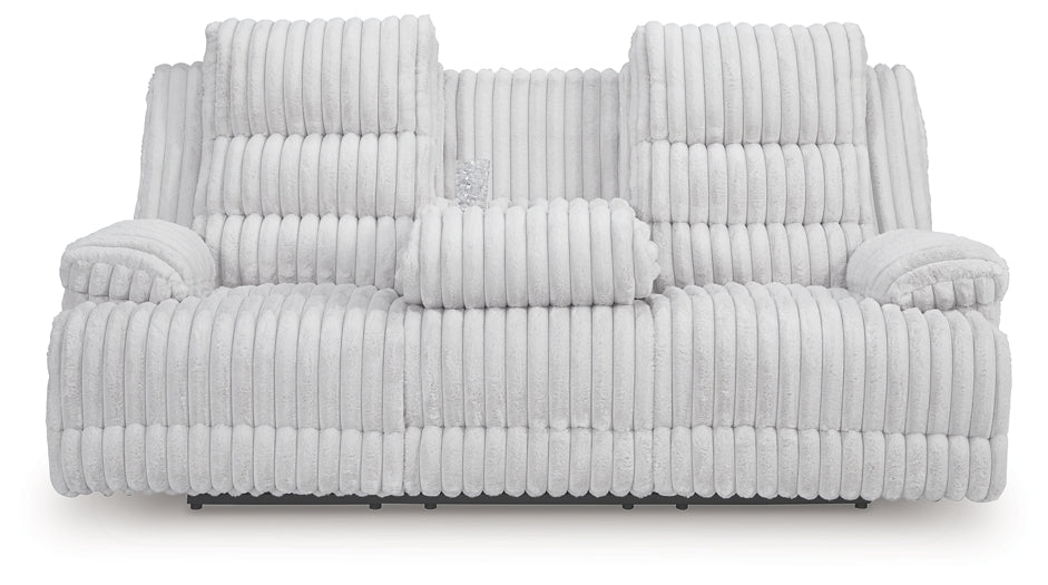 Canapé Rhines Falls REC PWR avec table rabattable