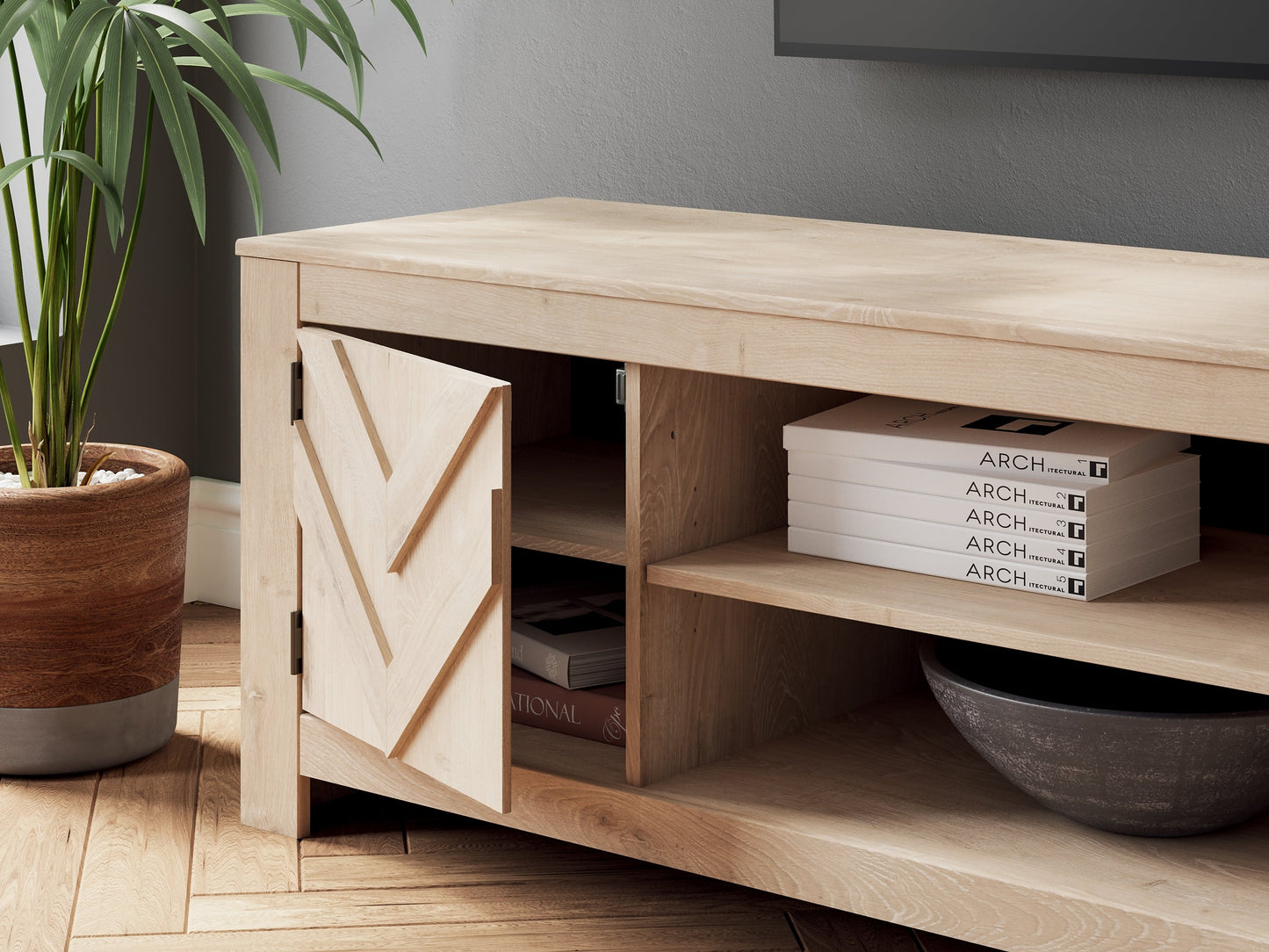 Meuble TV Cayboni LG avec option cheminée