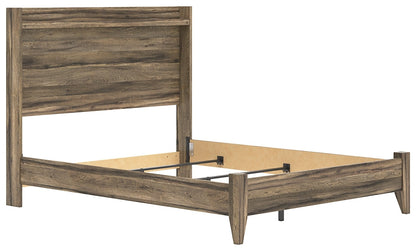 Lit Queen à panneaux Elbrim