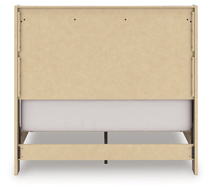 Lit de rangement à panneau complet Elbrim