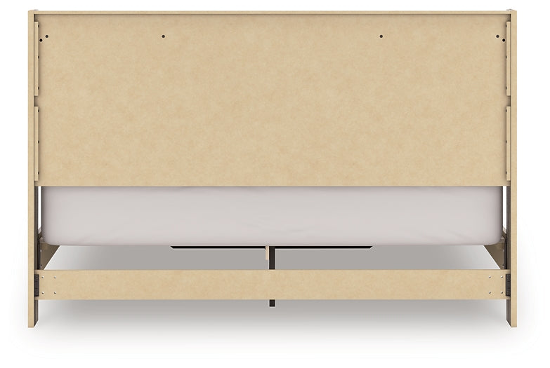 Lit de rangement à panneaux King Elbrim