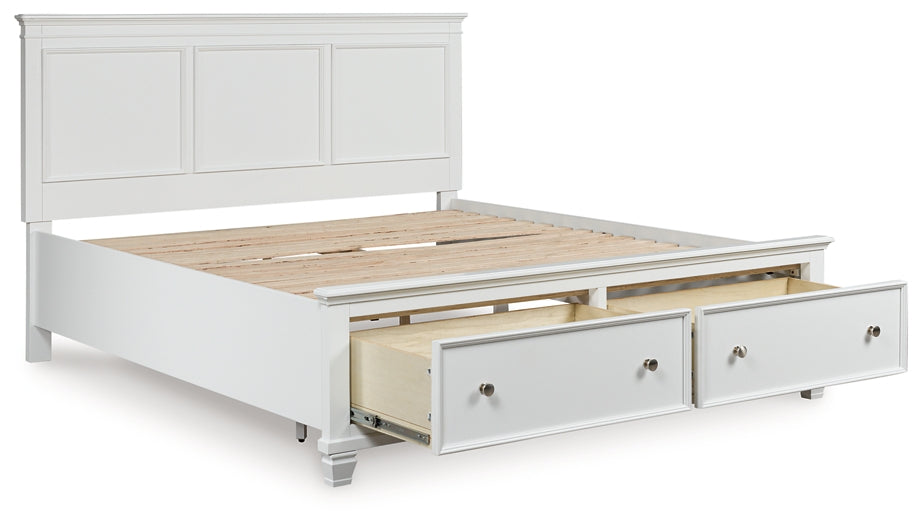 Lit de rangement à panneaux Fortman King