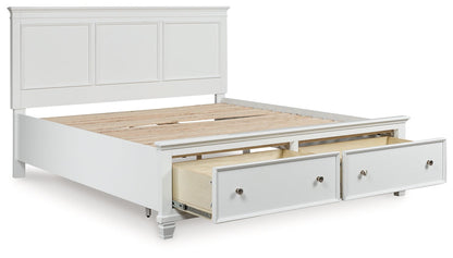 Lit de rangement à panneaux Fortman King