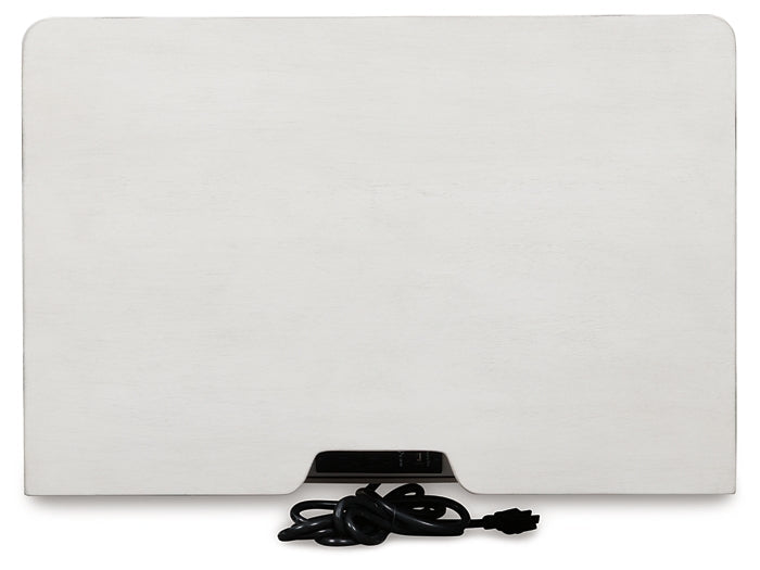 Table de chevet à trois tiroirs Rowlenstown