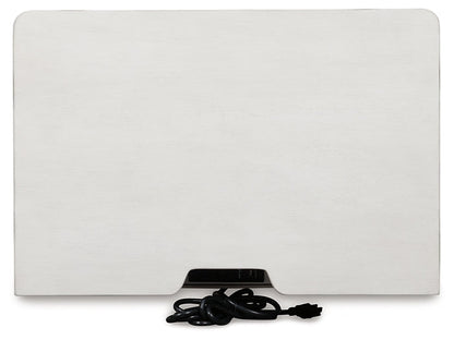 Table de chevet à trois tiroirs Rowlenstown