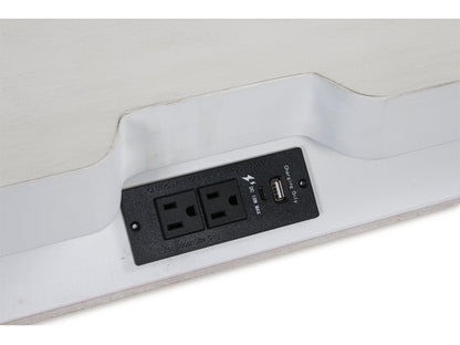 Table de chevet à trois tiroirs Rowlenstown