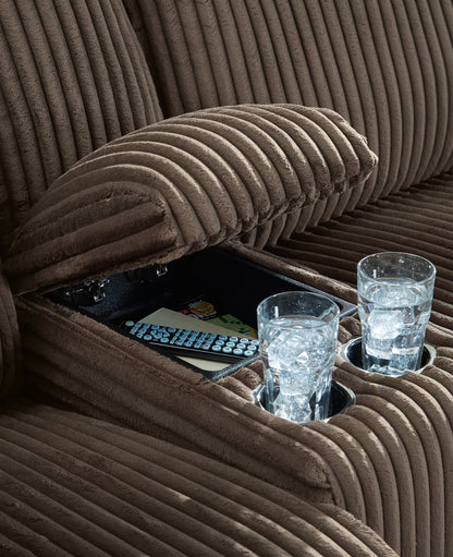 Canapé sectionnel inclinable 4 pièces de qualité supérieure avec méridienne