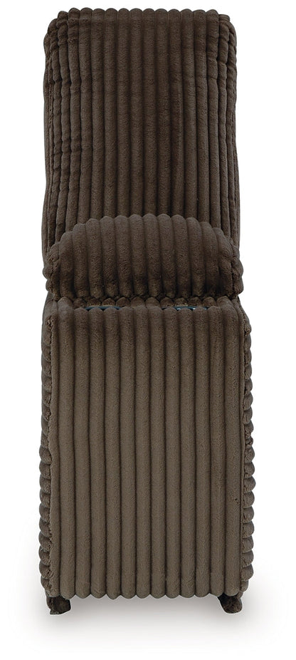 Canapé sectionnel inclinable 4 pièces de qualité supérieure avec méridienne