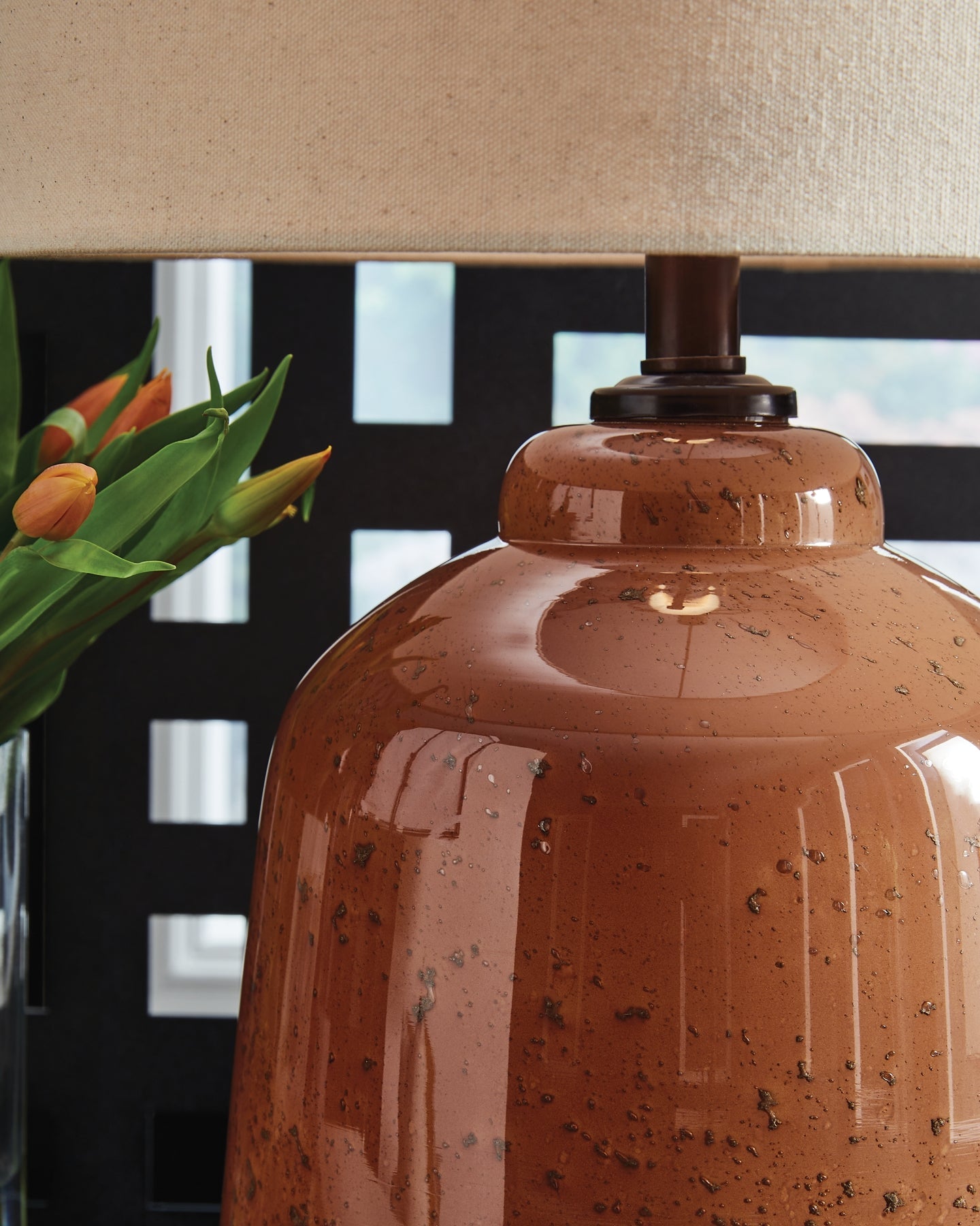 Lampe de table en verre Aaleahya (1/CN)