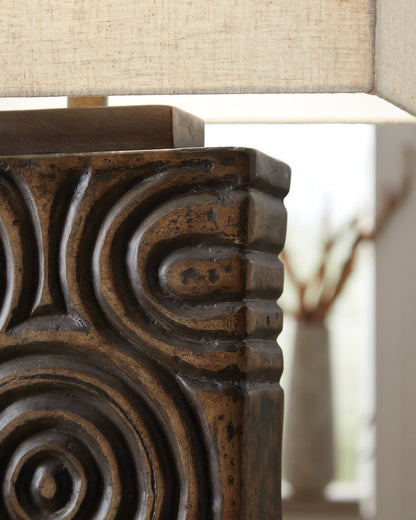 Lampe de table en papier Heathbury (1/CN)