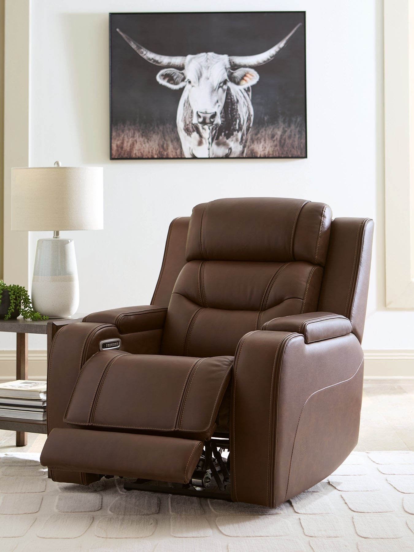 Fauteuil inclinable électrique Knightington avec sièges audio