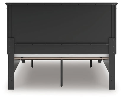 Lit de rangement à panneaux Queen Lanolee